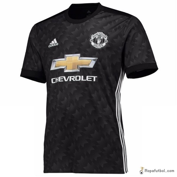 Camiseta Manchester United Replica Segunda Ropa 2017/18 Negro